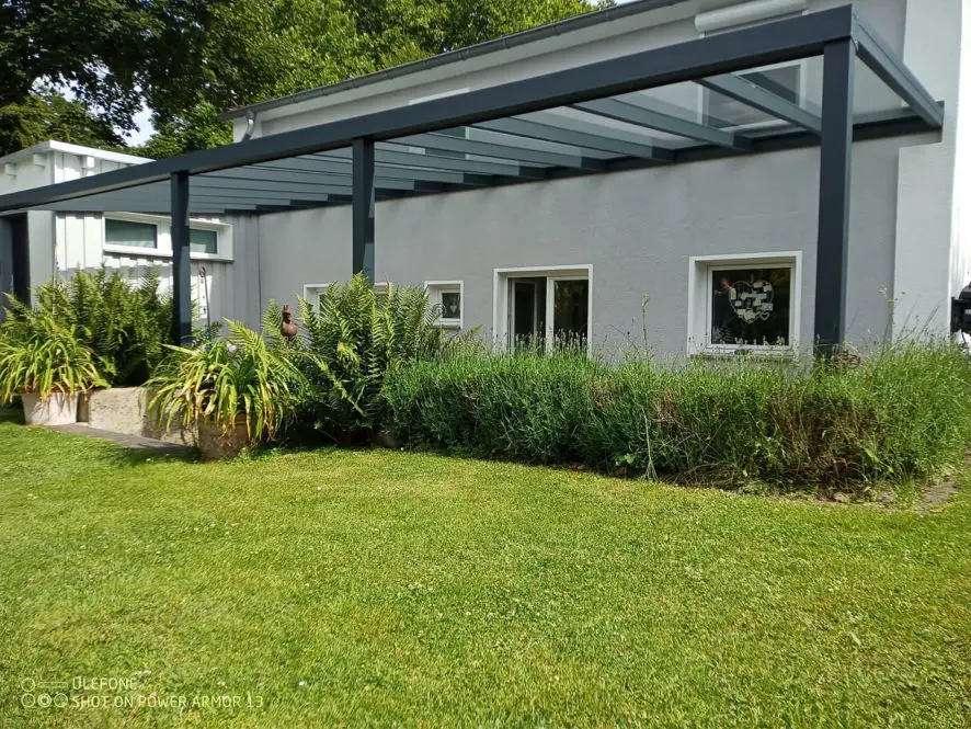 Alu Terrassendach 9x3m